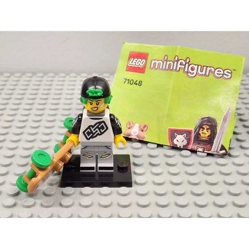 LEGO Longboarder Minifigure Series 27 71048 Skateboard col455 NEW
